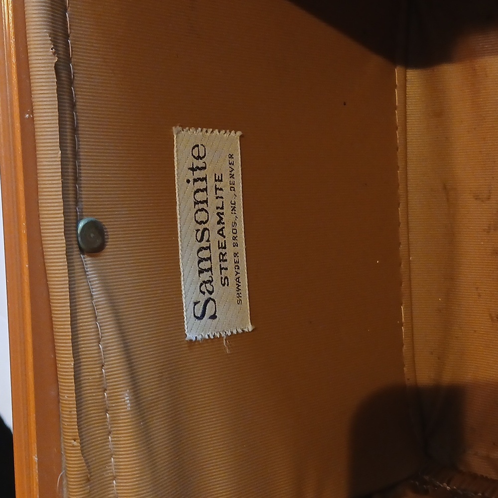 🧳 Vintage Samsonite Streamlite Vanity Travel Case Retro Train Makeup Luggage - Picture 11 of 14
